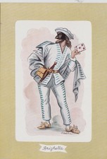 # MASCHERE D'ITALIA: BERGAMO- "BRIGHELLA" - dis. ZIMELLI