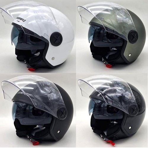 Casco moto scooter jet doppia - casco,