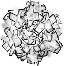 CLIZIA PLAFONIERA SLAMP BLACK NERO DIAM.53