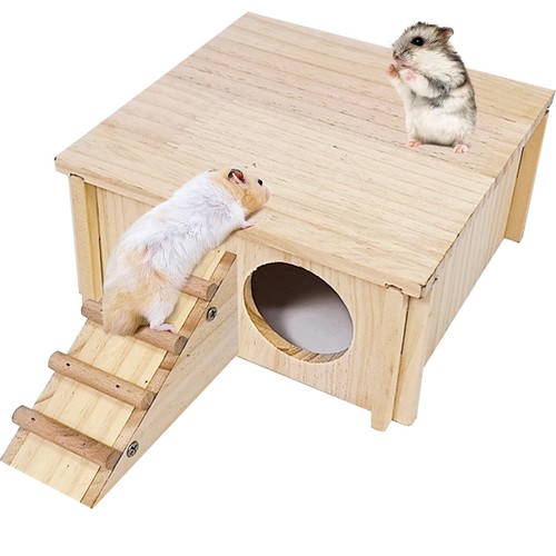 Casetta legno per criceti - legno,
