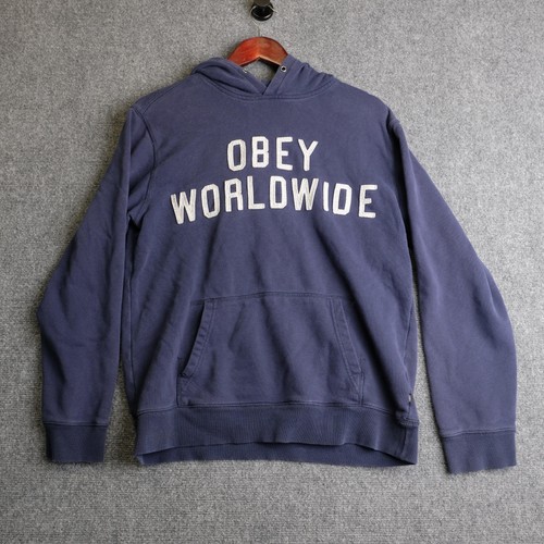 Felpa con cappuccio - obey, uomo