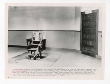 Sedia elettrica Sing Sing Prison Ossining Ethel & Julius Rosenberg 1953