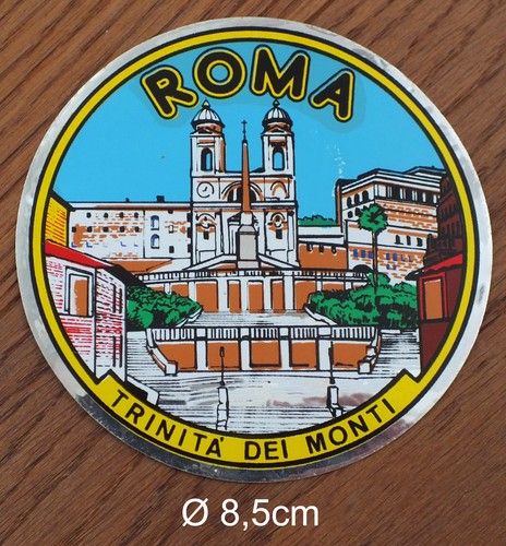Adesivo sticker souvenir roma - adesivo,