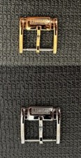 Orologio Leonidas (Pre Heuer) fibbia Tang 16 mm placcato oro o acciaio inossidabile