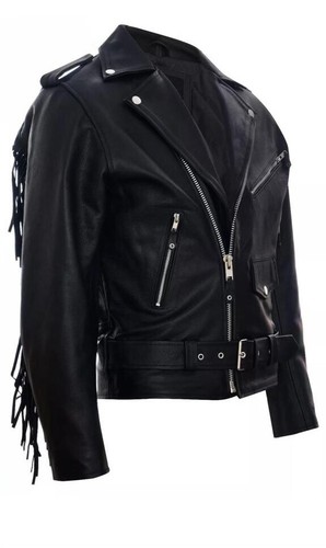 Giacca moto uomo - uomo, fringe
