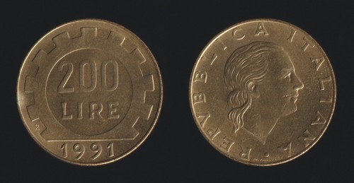 200 lire 1991 lavoro - 200, italia