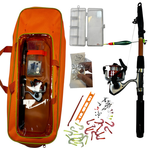 Set pesca completo - 165cm, rute