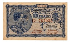 BELGIO - RARA BANCONOTA DA 1