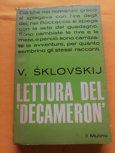 Lettura del decameron - del, v