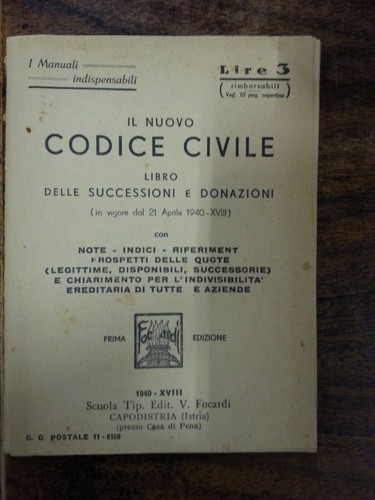 Nuovo codice civile - -, i