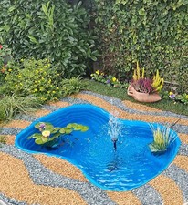 Laghetto Termoformato Da Giardino Bolsena Colore Azzurro Cm 178 x 25 -  Lt 600