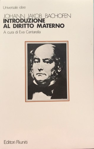Bachofen introduzione al - -,