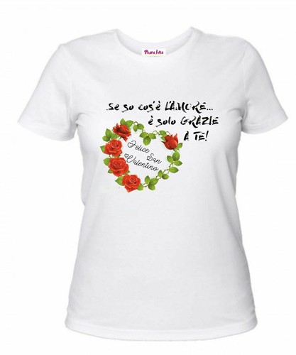 Shirt donna bianca scritta - t-shirt,