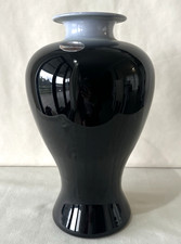 Vaso Anni 70 Incamiciato Nero