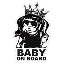 Baby On Lavagna Bambina Re