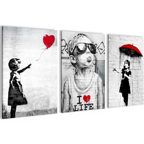 Quadri parete stile banksy - quadri,