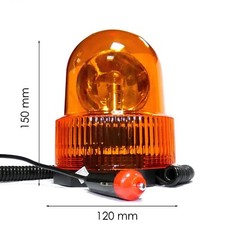 Lampada Strobo Rotante Arancio
