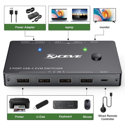 Interruttore kvm usb - kvm,