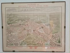 Rarissimo Souvenir Bertolini's Splendid Hotel Roma - 1911