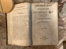 Manzoni I Promessi Sposi Torino Pomba 1829 Letteratura Italiana
