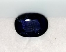 ZAFFIRO  NATURALE  MADAGASCAR  -  4,22  CT.  -   SPLENDIDO  CUSCINO  OVALE