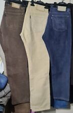 3 Jeckerson Jeans Taglia 34 / 48 - 1 Blu - 1 Marrone - 1 Beige Usati 5 tasche.-
