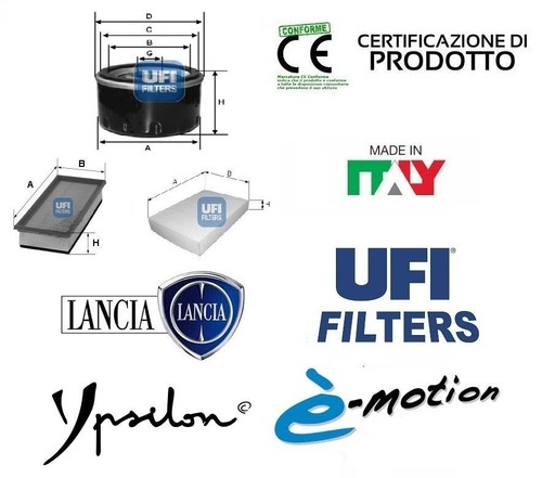 Kit tagliando filtri - filtri, ufi