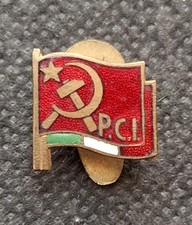 DISTINTIVO POLITICO DI ISCRITTO PROPAGANDA PCI PARTITO COMUNISTA ITALIANO 1950