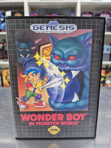 Sega genesis wonder boy in - sega,