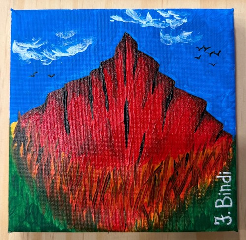 Quadro vetta dipinto - quadro,