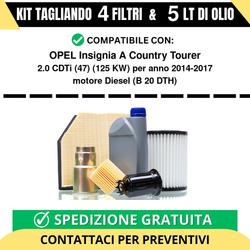 Tagliando per opel insignia - tagliando,