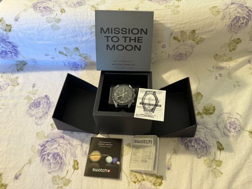Omega swatch moonwatch - x,