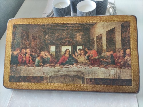 Quadro ultima cena legno - ultima,