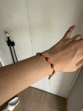 Bracciale Coccinella Smalto Oro Rosso