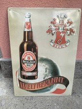 Insegna Tabella Vintage collezione pubblicita Beck's Bier Originale Made Germany