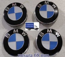 4 COPRIMOZZI BMW CERCHI IN LEGA Serie 1 2 3 4 5 6 7 M Z X MISURA 68mm