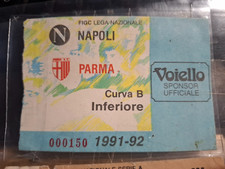 BIGLIETTO TICKET CALCIO NAPOLI