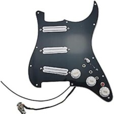 Battipenna precablato caricato con pickup SSS a bobina singola per chitarra Fender Strat