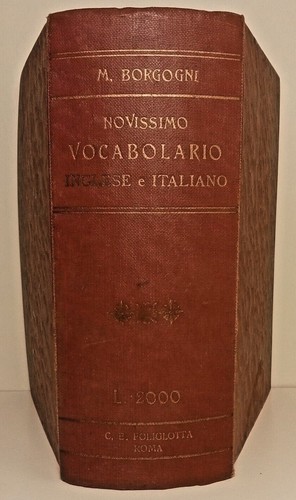 Novissimo vocabolario inglese - novissimo,