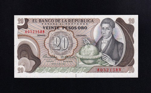 Colombia 20 pesos oro - 20,