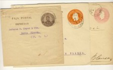 C3456-Argentina, 3 BUSTE ORDINARIE,1 DI DITTA LOCALE, PER BAHIA BLANCA,1895/1910
