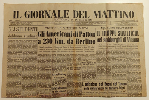 Giornale mattino aprile - giornale,