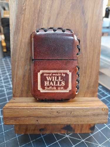 Zippo custom hand made - , leather