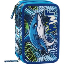 WWF Astuccio 3 zip Blu Squalo