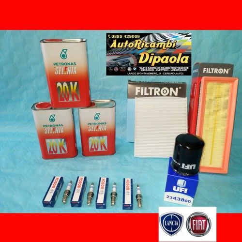 Kit tagliando candele fiat - +,