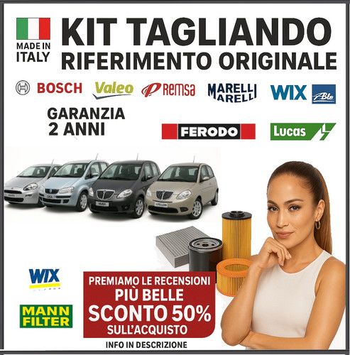 Kit filtri tagliando - kit, fiat