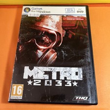 METRO 2033 GAMES FOR WINDOWS