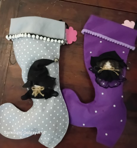 Calza befana con befanina - befana,