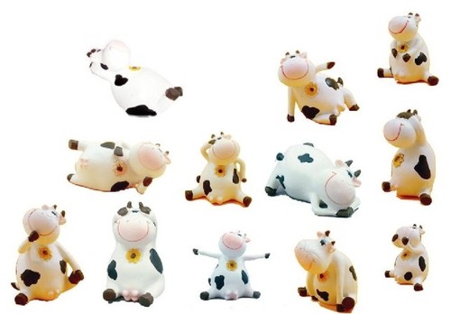 Mucca resina mini 4 - cm., 4/6