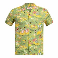 Sun Surf Green Hawaiian Hula